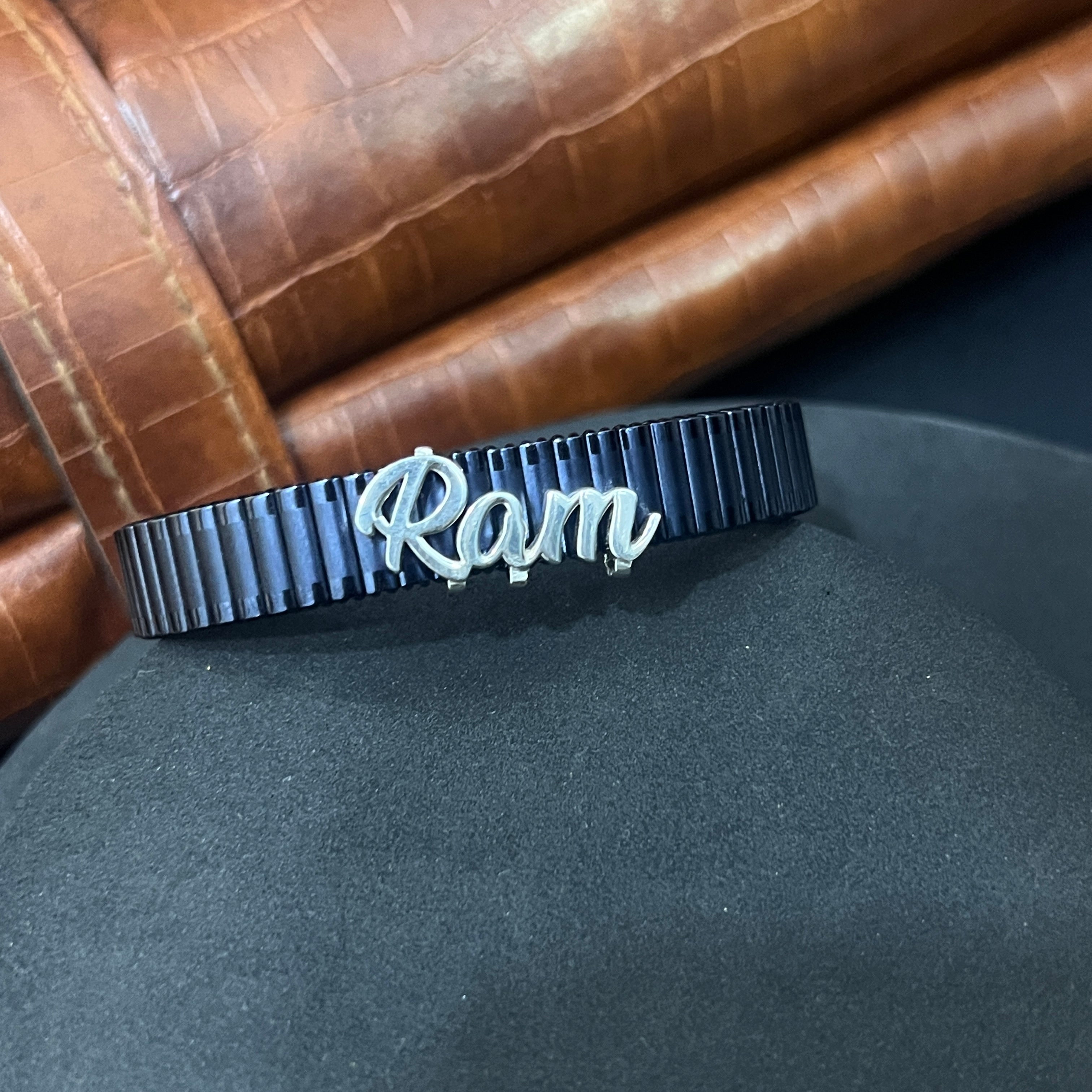 Silver Customised Name Bracelet 925 ( Free Size)