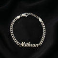 Silver Name Bracelet Customised Adults  (ON ORDER)