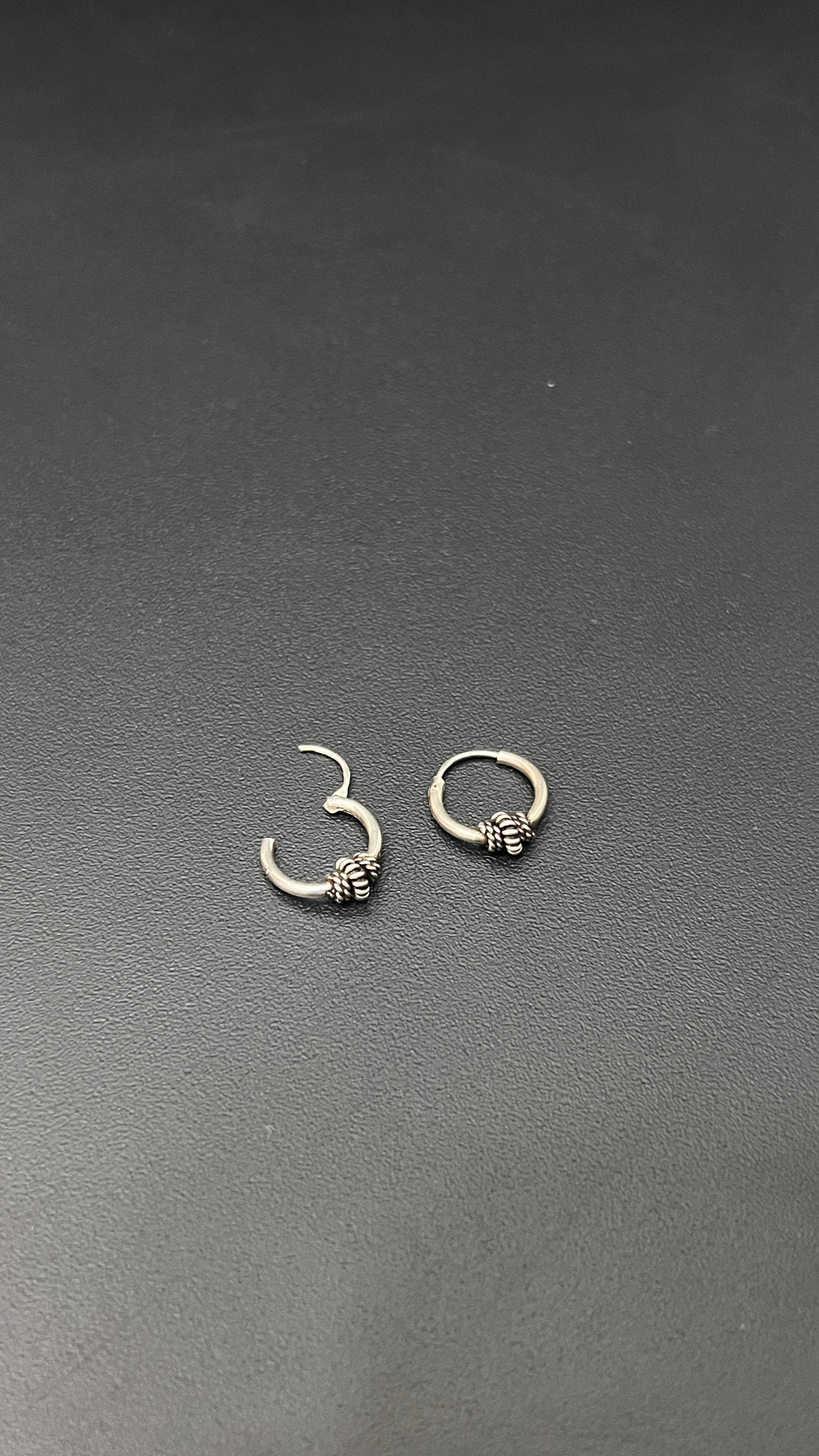 Silver Antique Earrings (earloops)