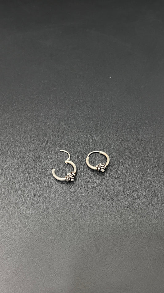 Silver Antique Earrings (earloops)