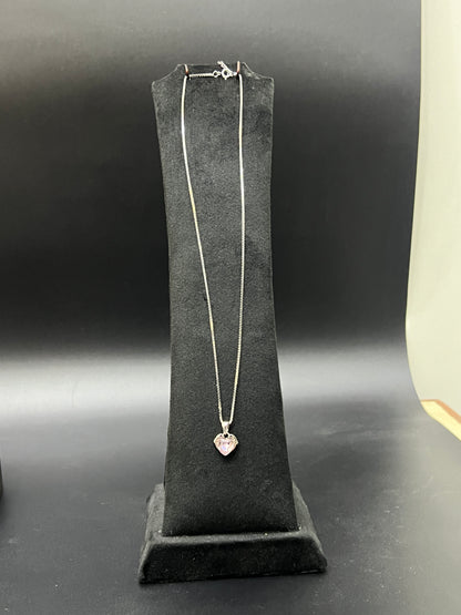 Ladies Pendant Chain _Pink Heart