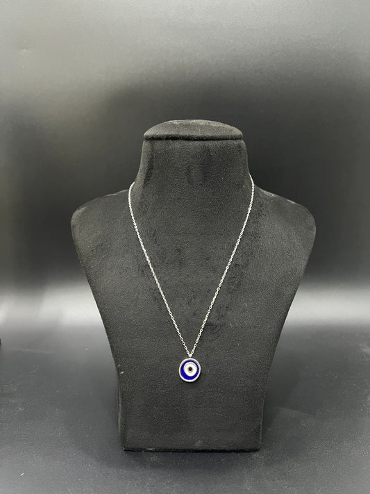 Ladies Pendant Chain _Circle Evil Eye