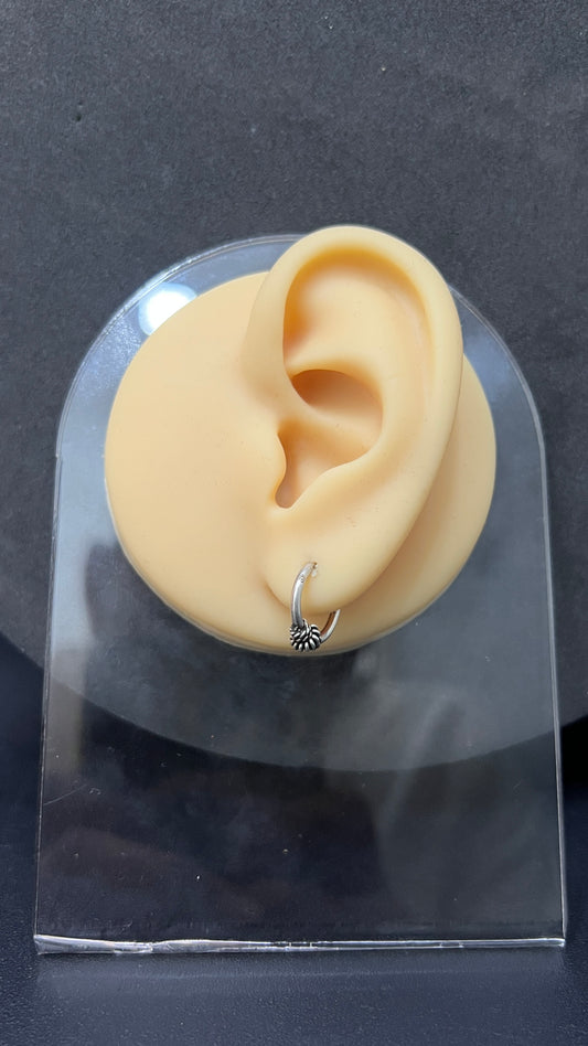 Silver Antique Earrings (earloops)