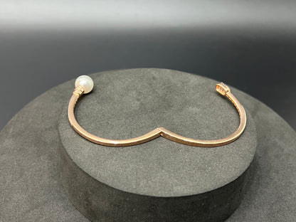 Ladies Kada_Rosegold Pearl