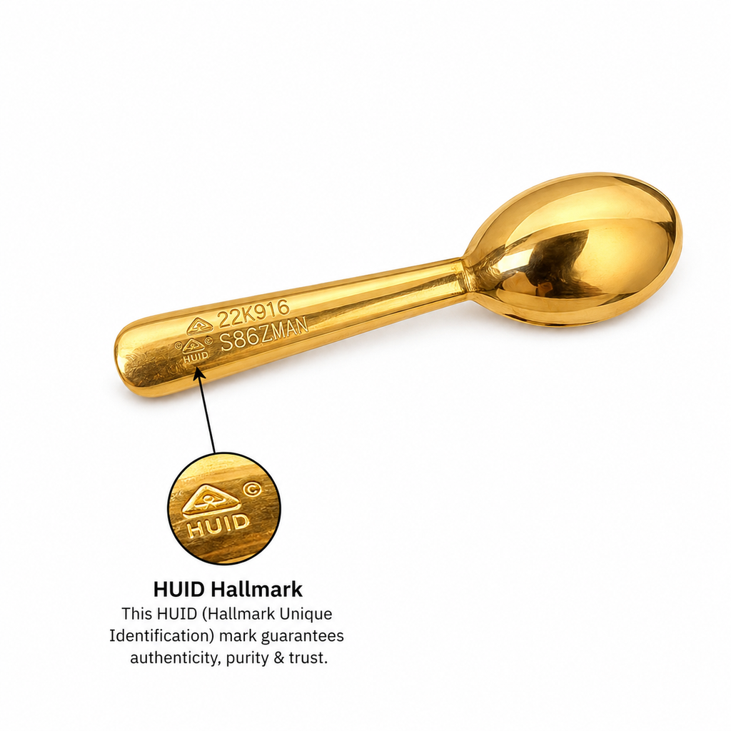 Gold Spoon 22k 916 Hallmarked