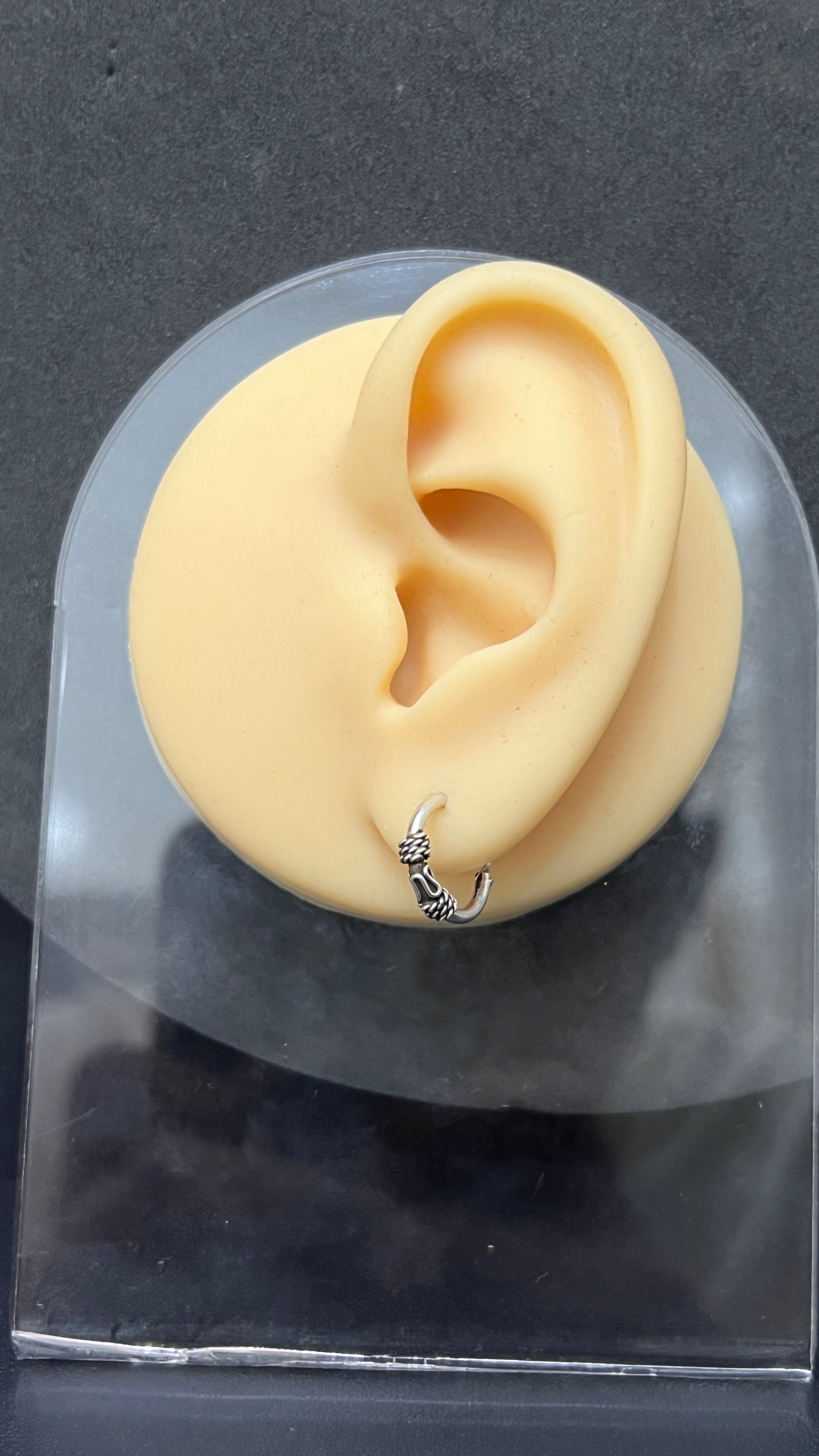 Silver earrrings Antique Unisex