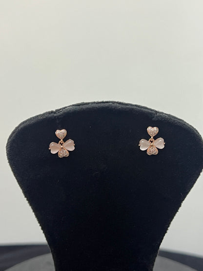 Studs_Rosegold Flower