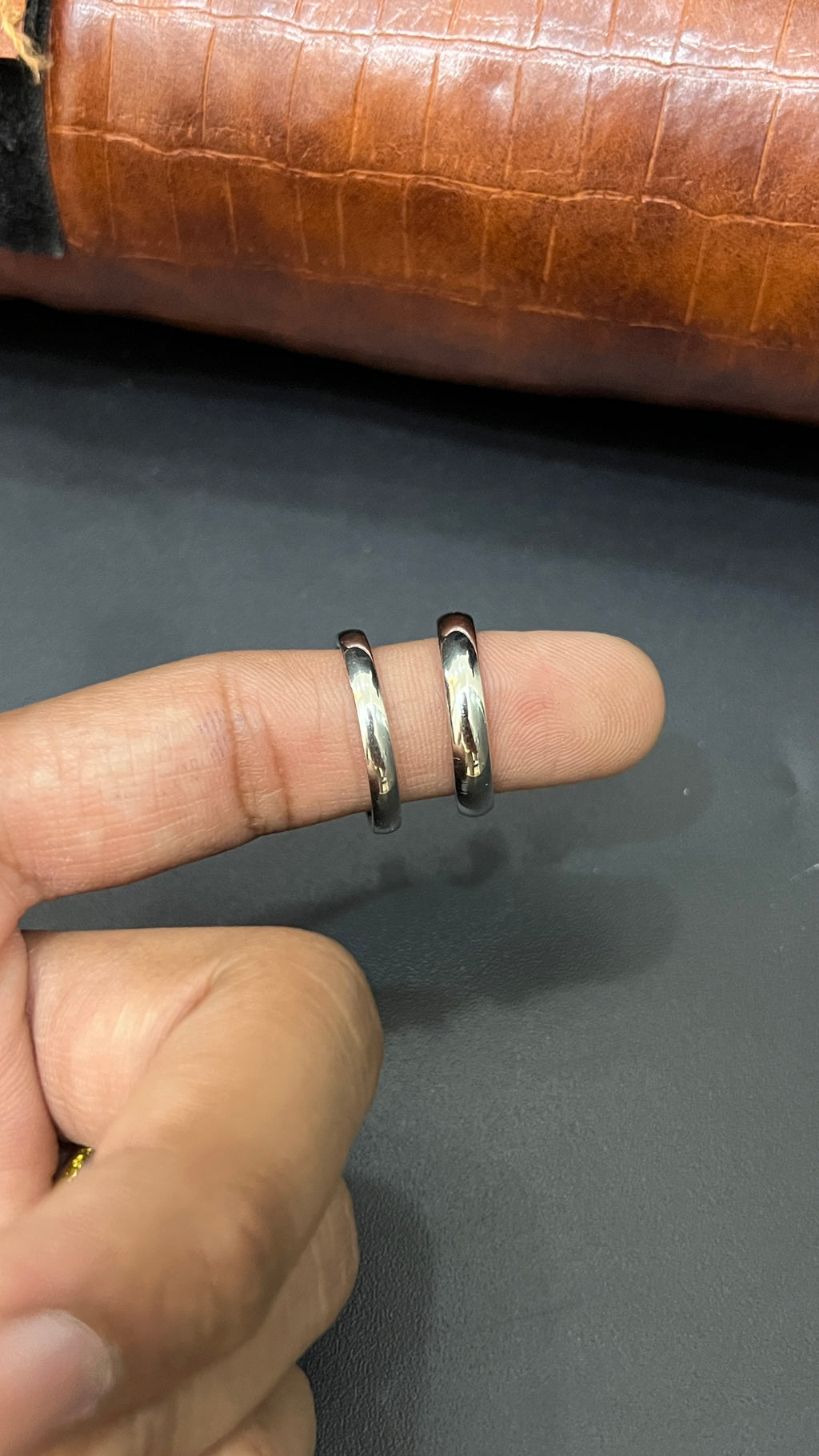 Silver Unisex Band Ring