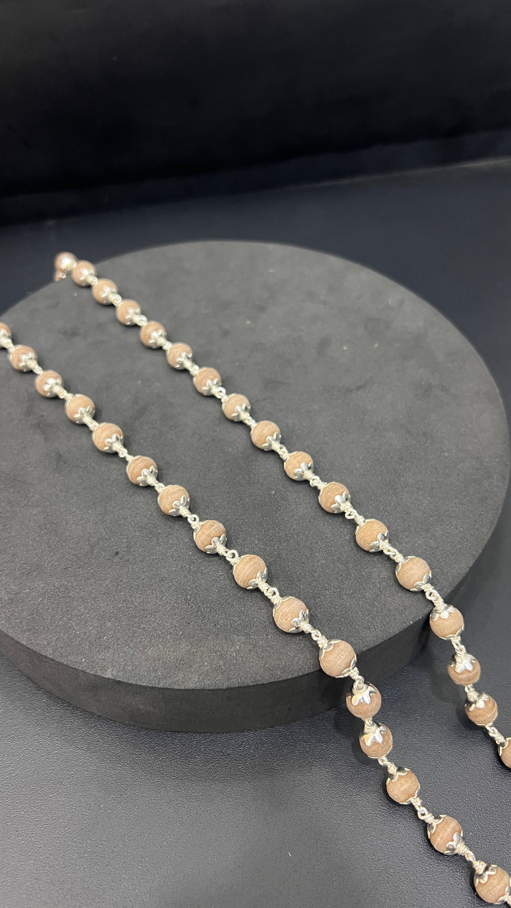 Silver AYyapan Malai  Chandan Malai 54 Beads