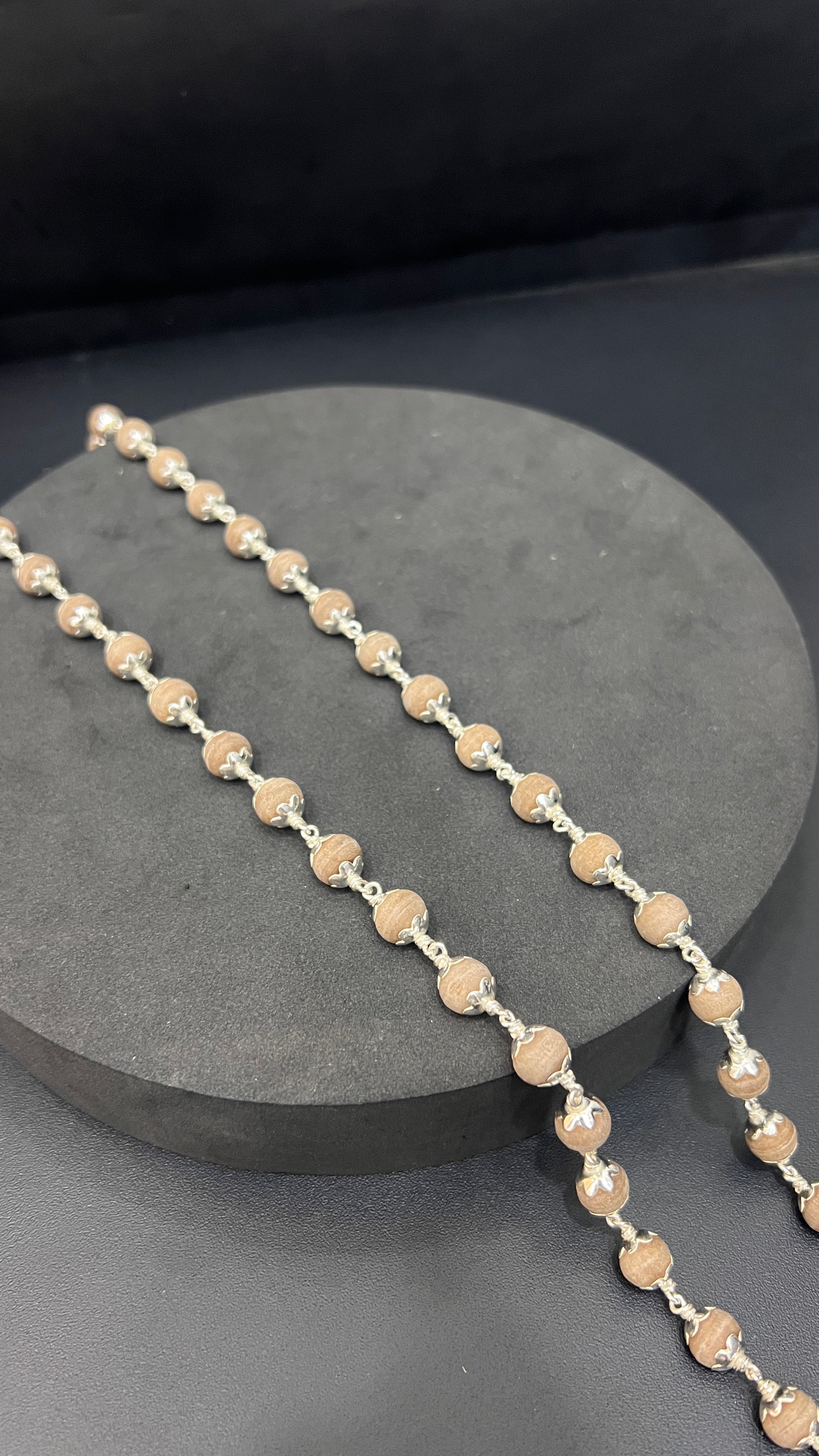 Silver AYyapan Malai  Chandan Malai 54 Beads