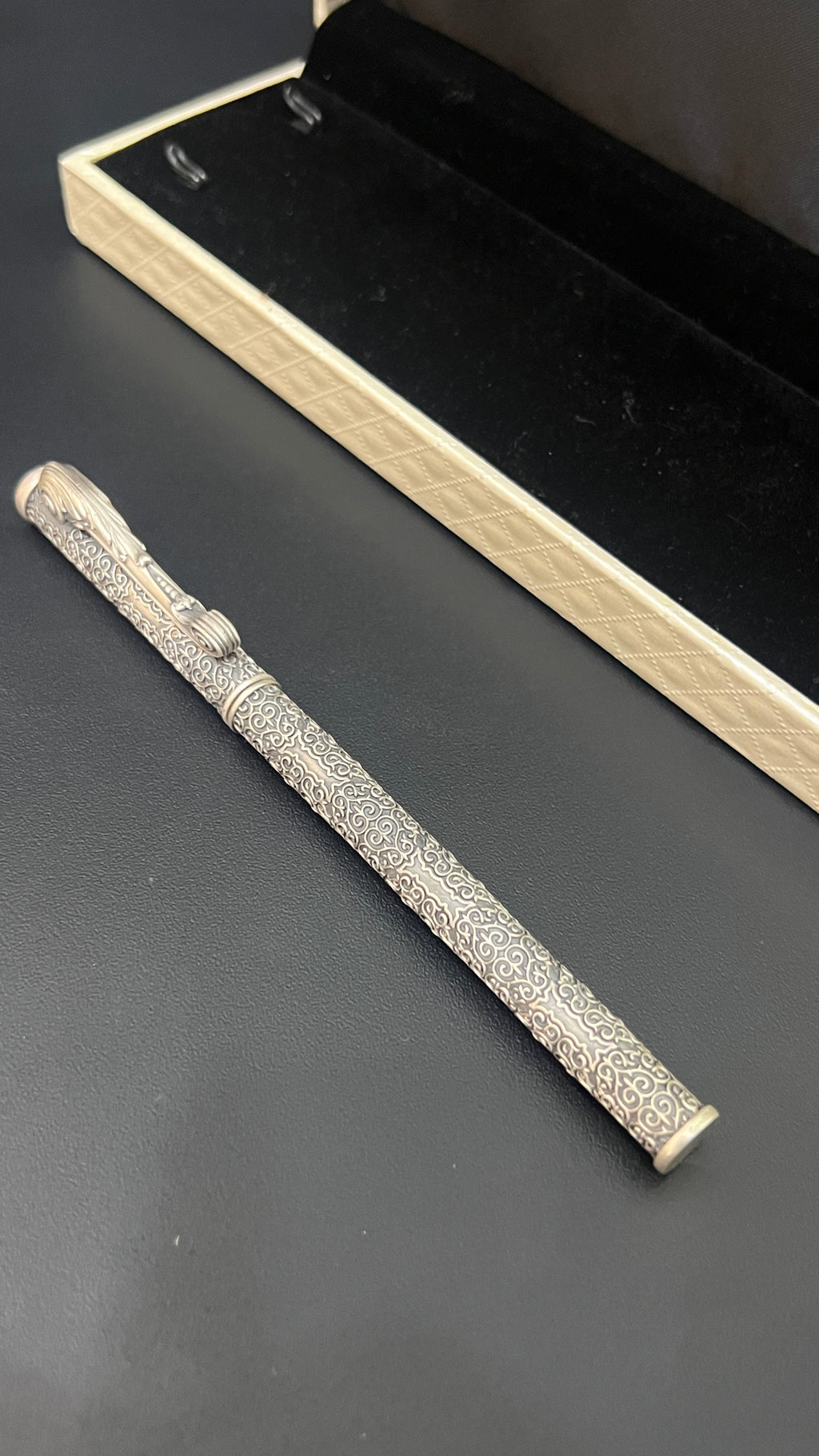 Silver Pen Antique Finished King Edition 925 Silver