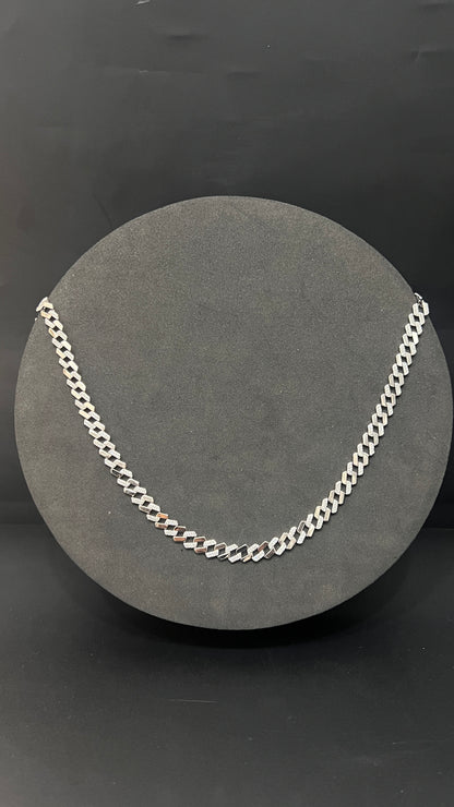 Silver Mens Chain Cuban