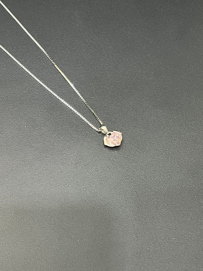 Ladies Pendant Chain _Pink Heart