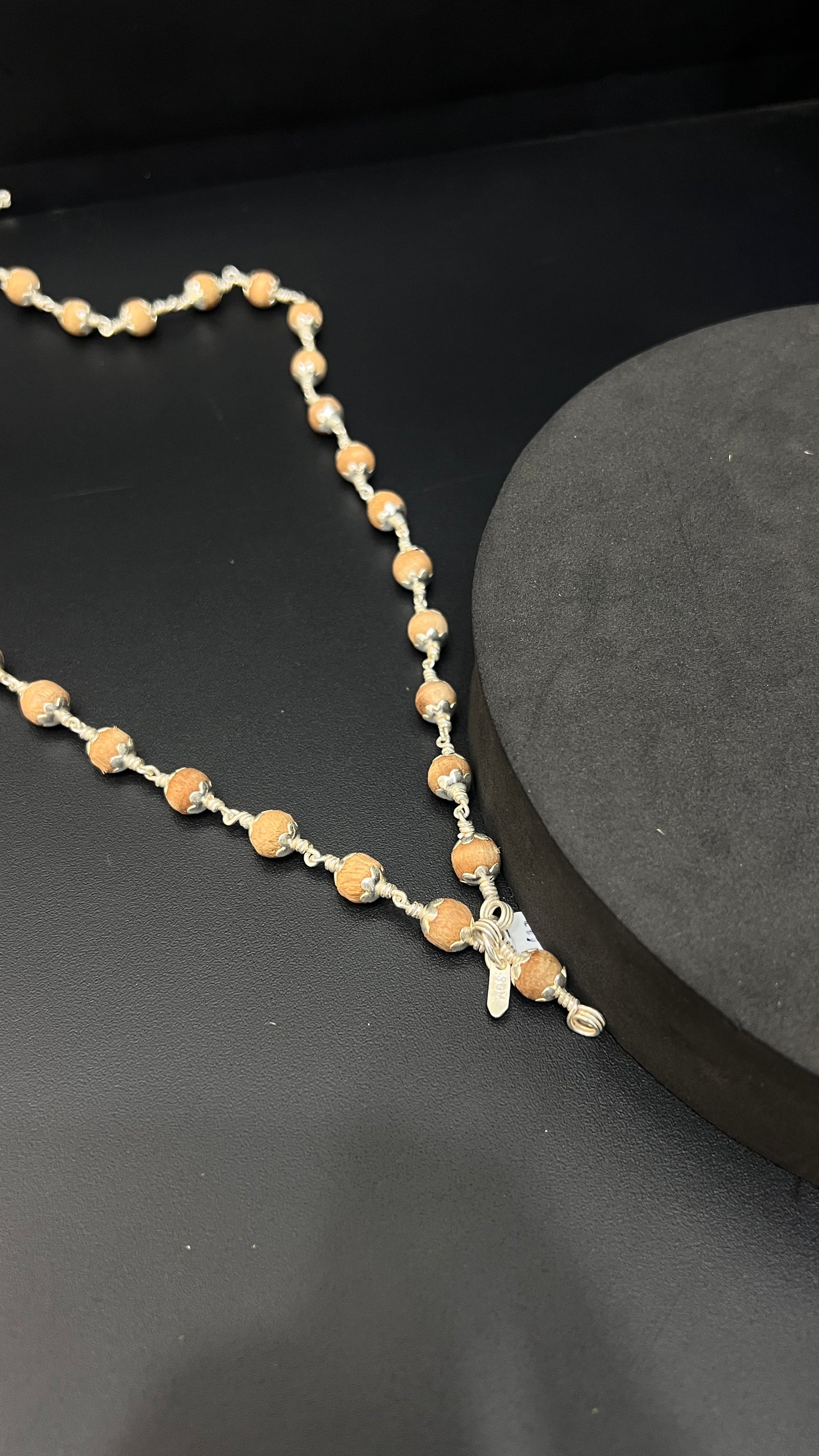 Silver Ayyapa Malai Tulasi 54beads