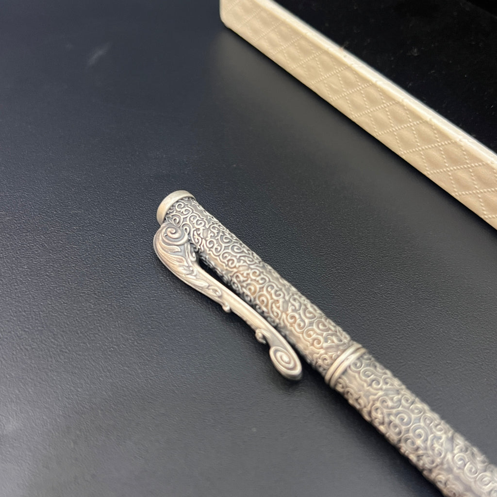Silver Pen Antique Finished King Edition 925 Silver