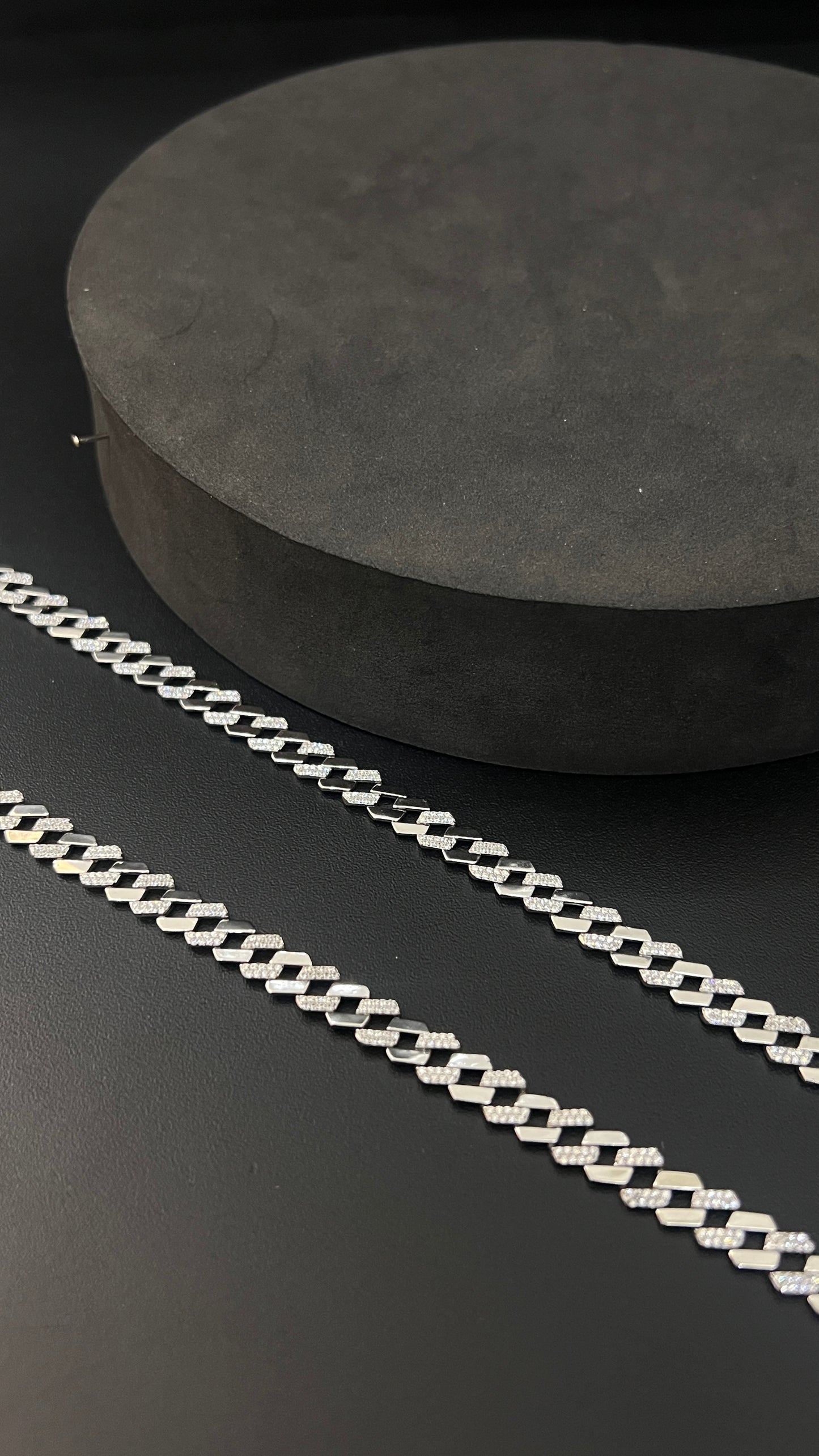 Silver Mens Chain Cuban