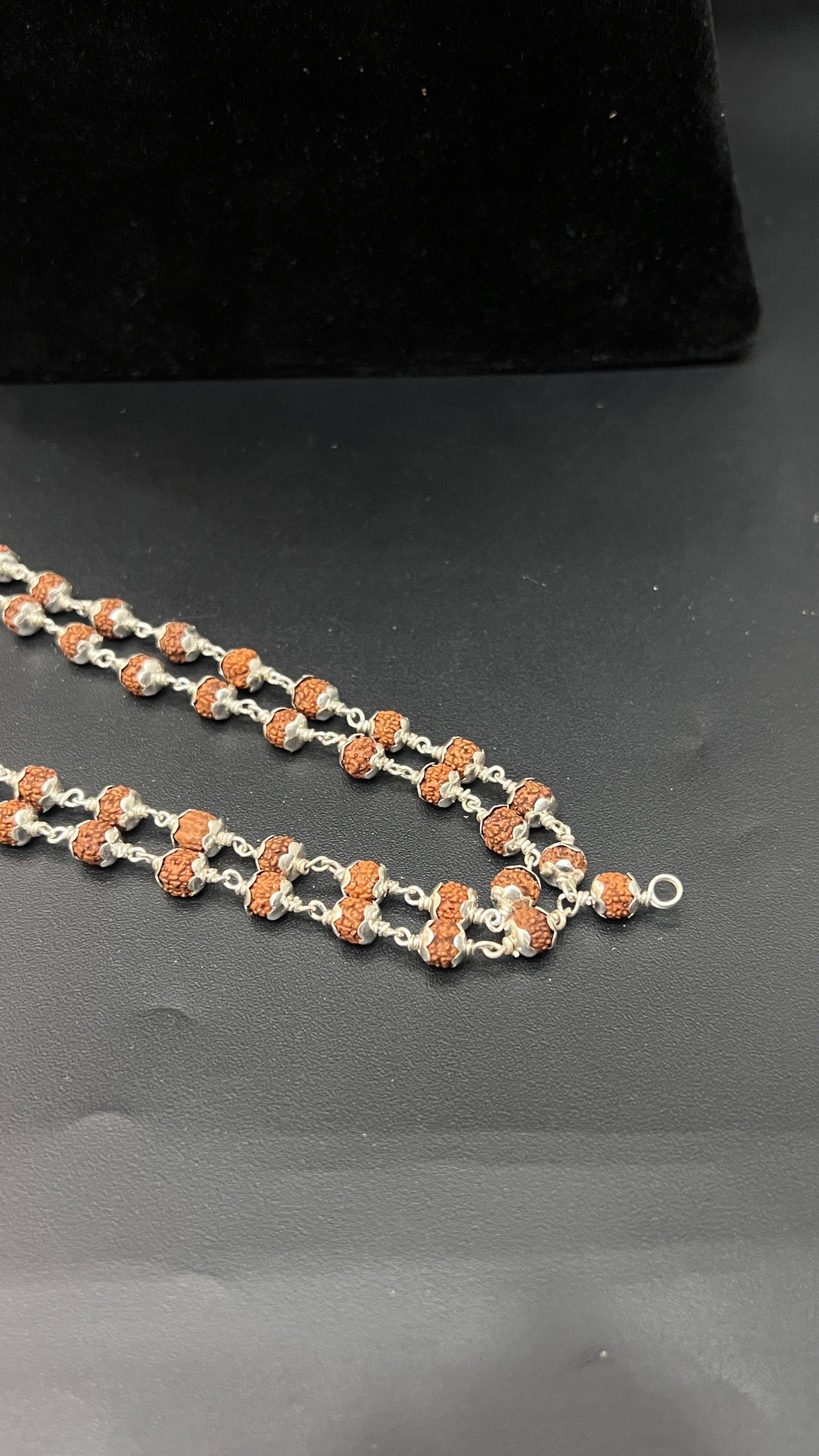 Silver Rudraksh Malai 108Beads