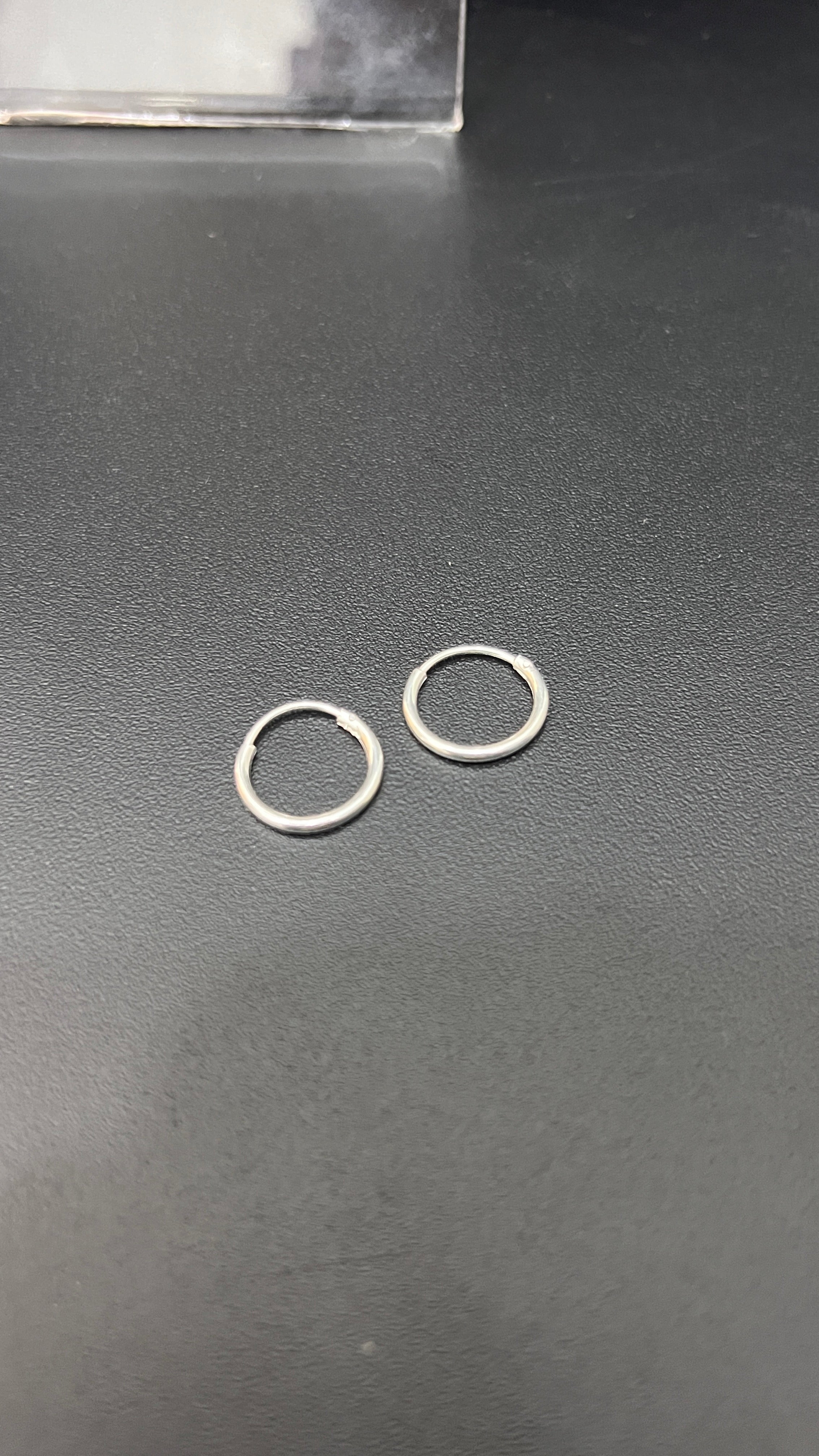 Silver Womens Earring (Earloops) Pair