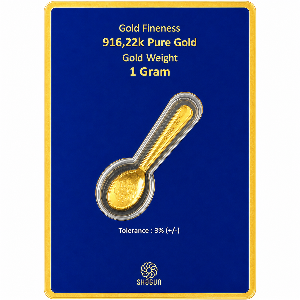 Gold Spoon 22k 916 Hallmarked