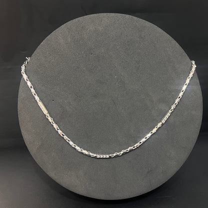 Silver Mens Chain Italian Choco Chain