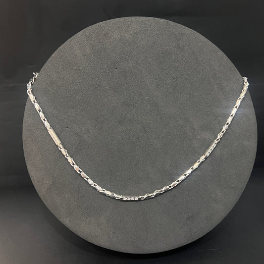 Silver Mens Chain Italian Choco Chain