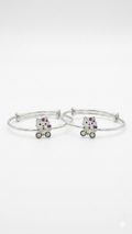 Silver Kids Kada Hello Kitty Pair