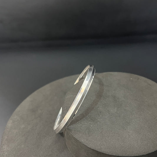 Silver Mens Classic Punjabi Kada