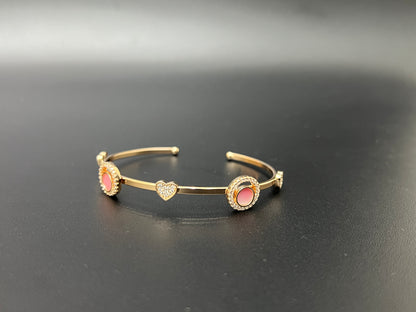 ladies kada_Rosegold  Pink Heart