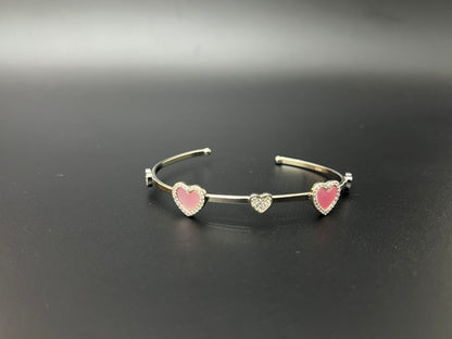 Ladies Kada_Rosegold Red Heart