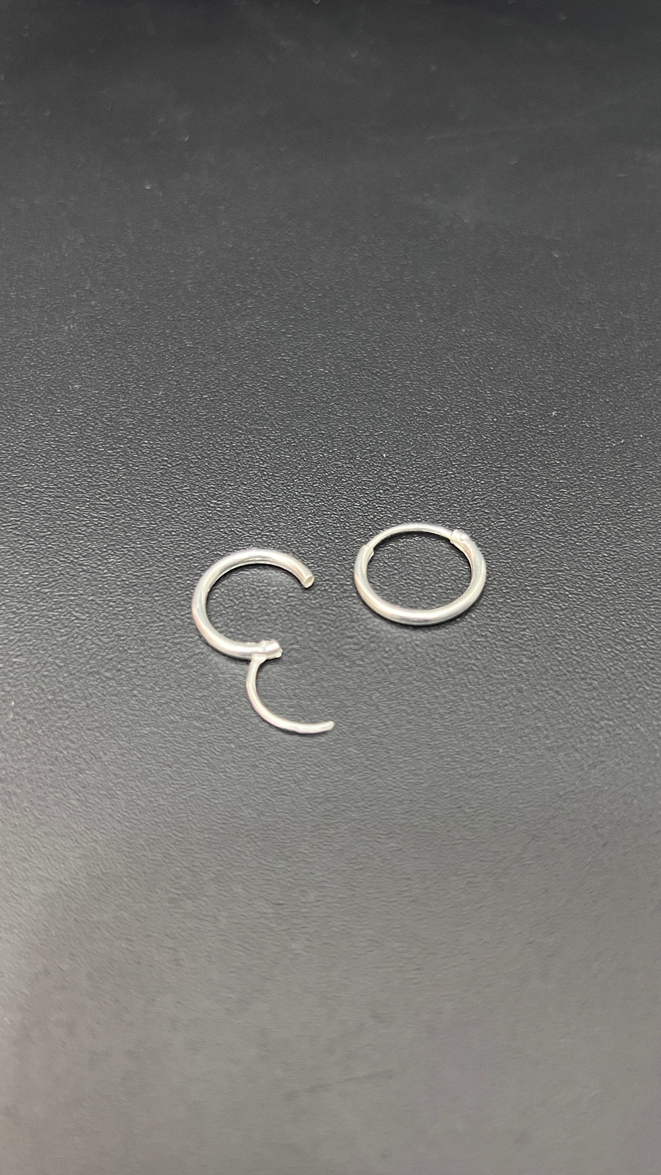 Silver Womens Earring (Earloops) Pair