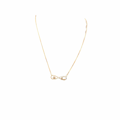 Ladies Pendant Chain _Rosegold Leaf