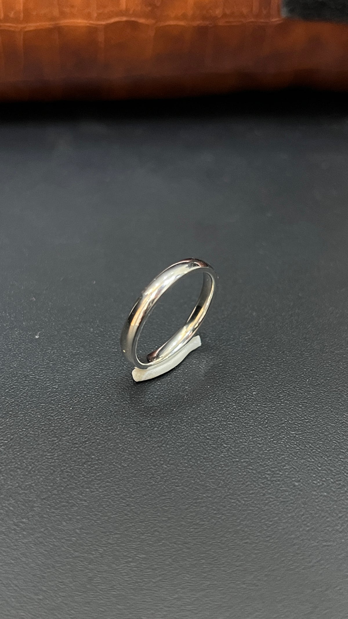 Silver Unisex Band Ring