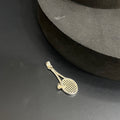 Silver Customised Pendant Stud Set Tennis Bat 925
