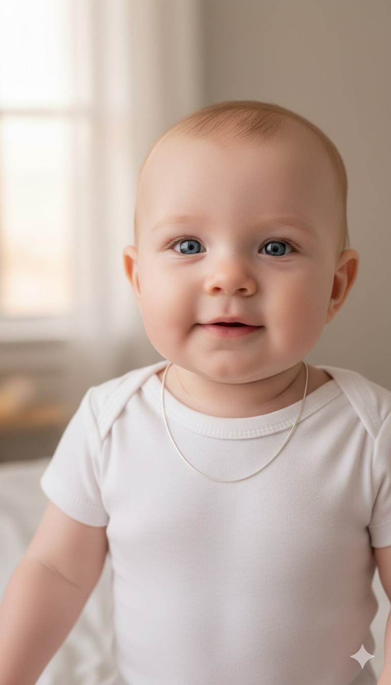 Baby Solid Slim Chain