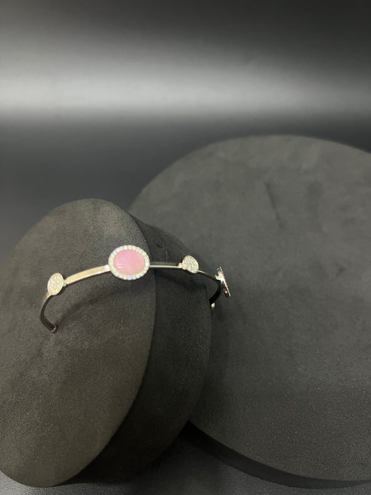 Ladies Kada_Pink Shade Circle