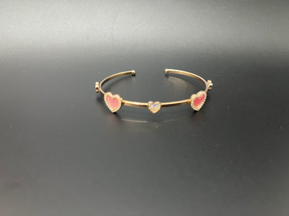 Ladies Kada_Heart Rose Gold