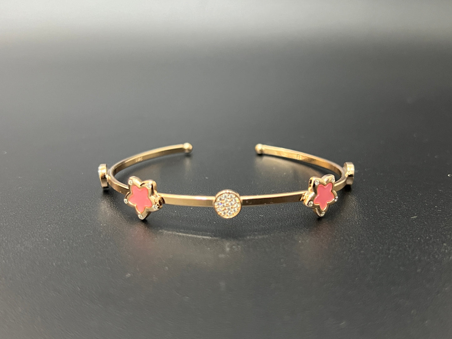 Ladies Kada_Pink Rose Gold _Stars