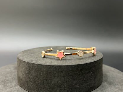 Ladies Kada_Pink Rose Gold _Stars