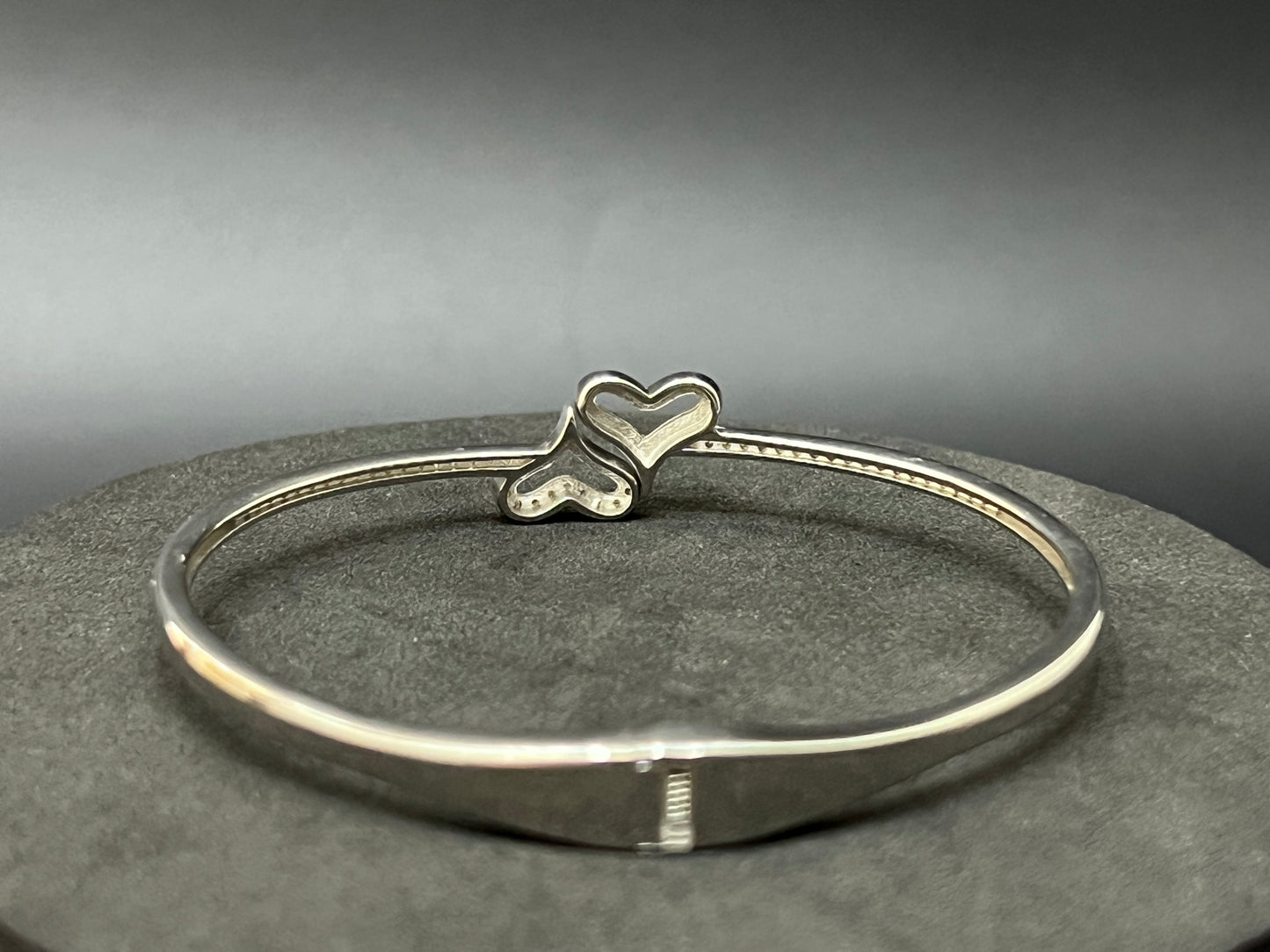 Ladies Kada_Double Heart Flexi