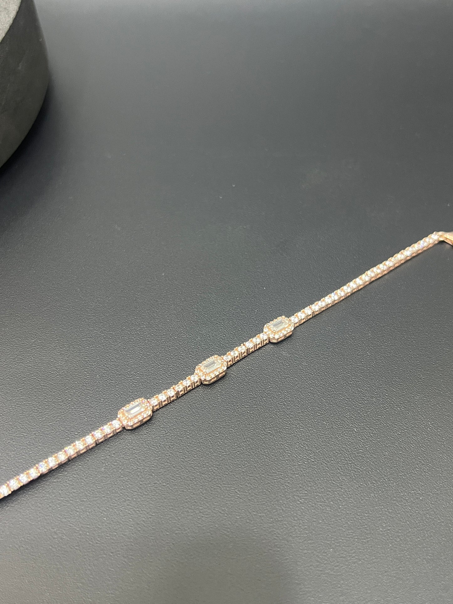 Ladies Bracelet_Rosegold stone