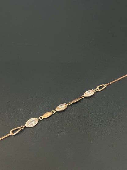 Ladies Bracelet_Rosegold_Stones