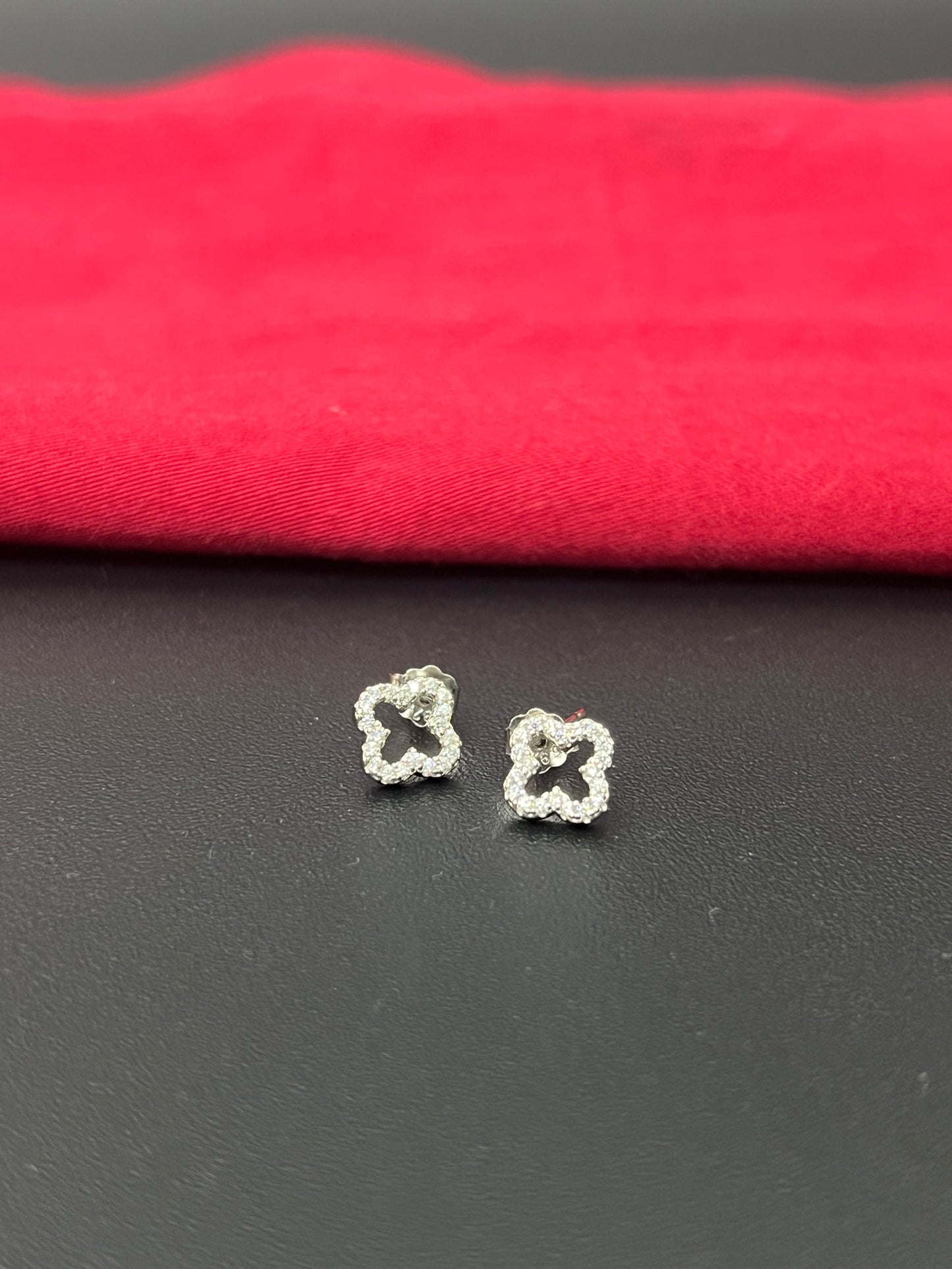 Pure Silver Second_Studs Whitestones