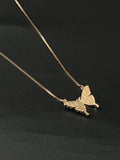 Ladies Pendant Chain Butterfly