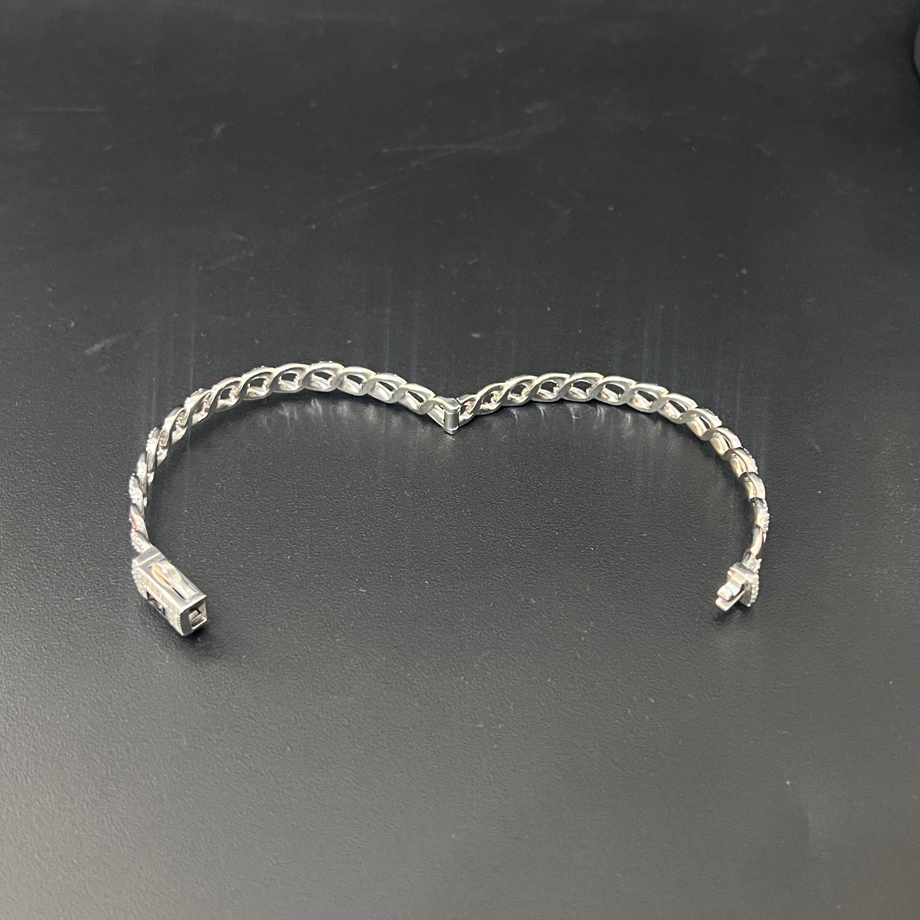 Sliver Unisex Kada Cuban Links Multi Colour