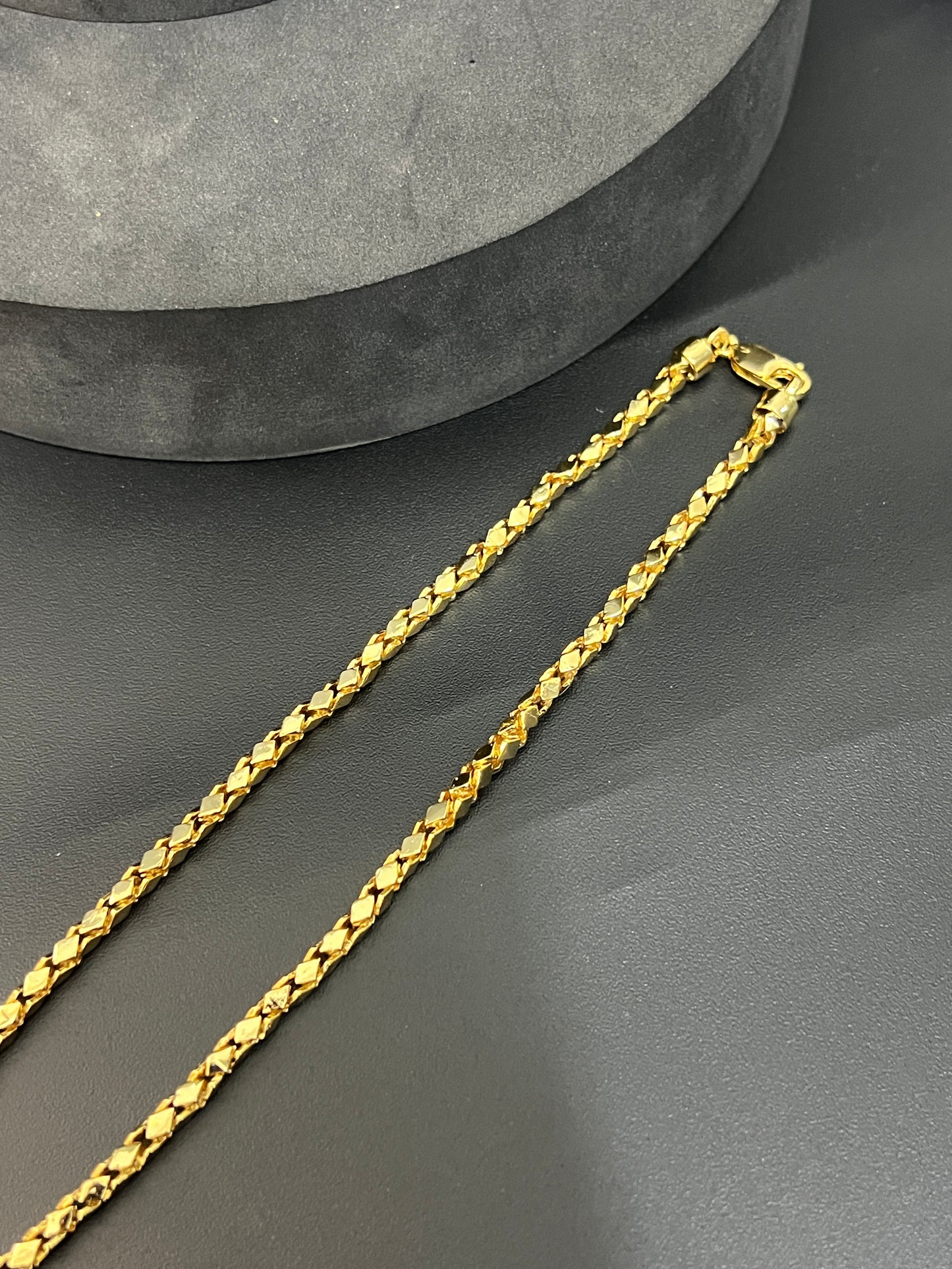 Men's Chain_Italian Kathli Chain(gold finished)