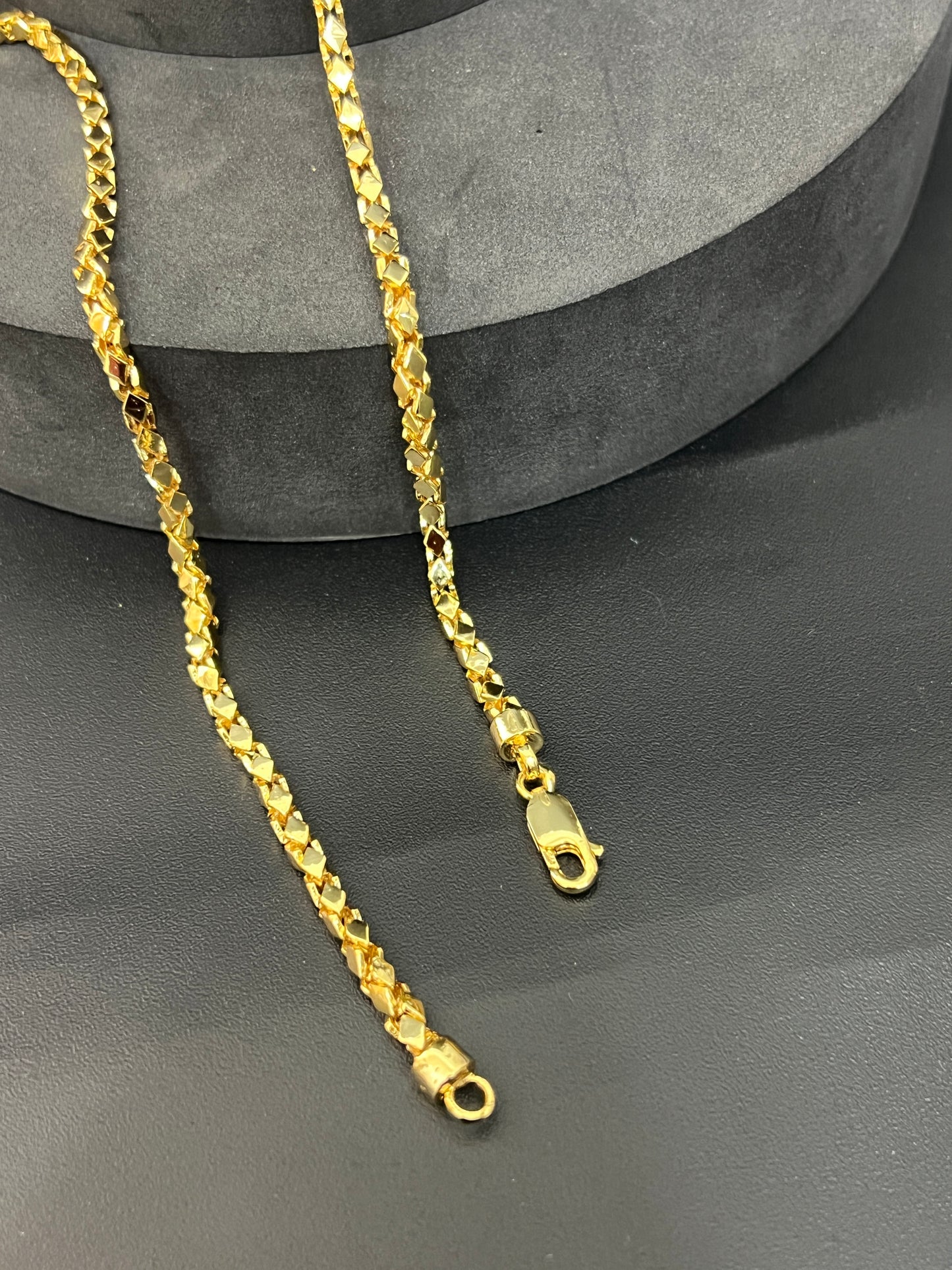 Men's Chain_Italian Kathli Chain(gold finished)