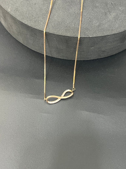 Ladies_Infiniy Rose Gold Chain