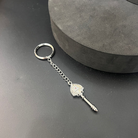 Silver Vel Key Chain Solid B