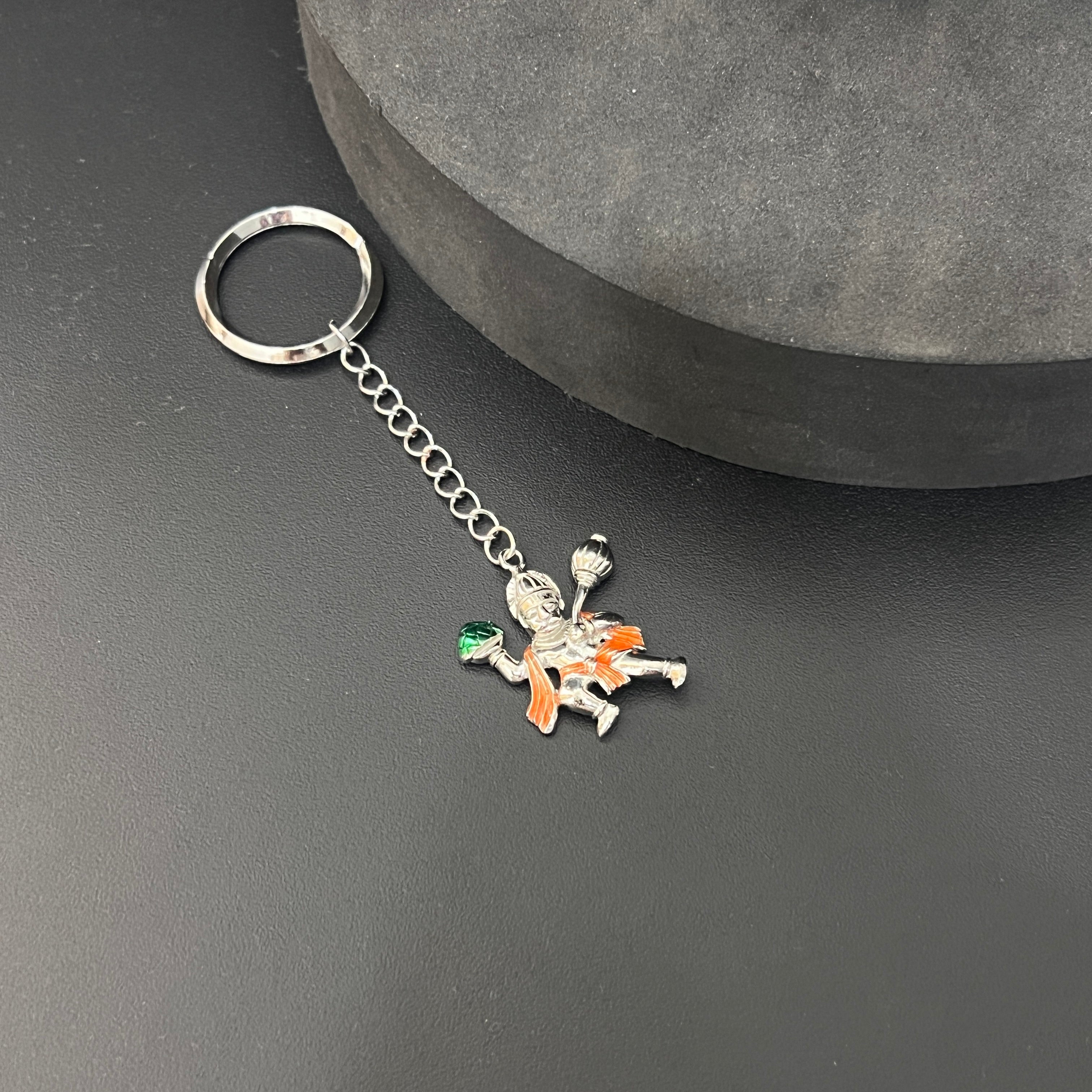 SilverHanuman Key Chain