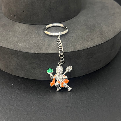 SilverHanuman Key Chain